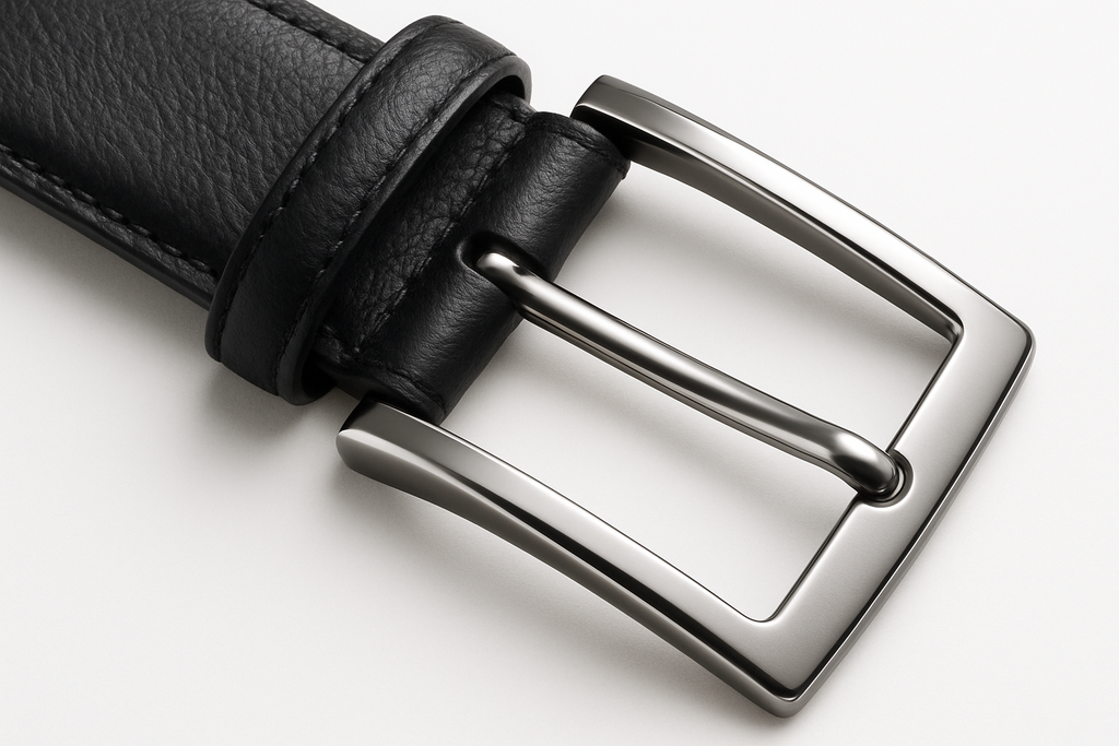 Men's Premium Leather Belt with Steel Buckle
